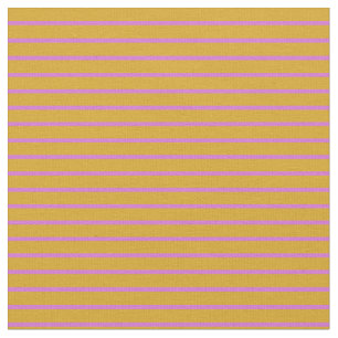 Goldene und orchid-Linierte Muster Stoff