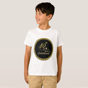 Goldene und schwarze 50-jährige Jubiläumsfeier T-Shirt