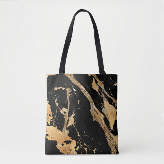 Goldene Venen auf schwarzmarmorAbstrakter Luxe Tex