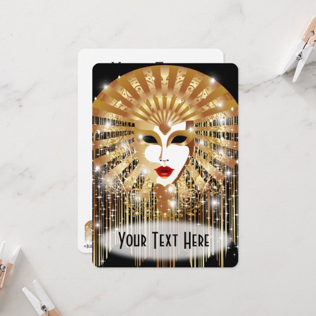 Goldene venezianische Kirche Santa Maria delle Gra (Vorderseite/Rückseite Beispiel)