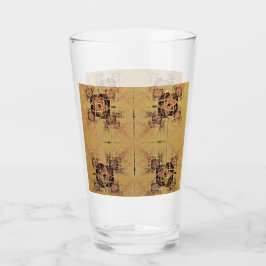 Goldene Verwandlung Glas