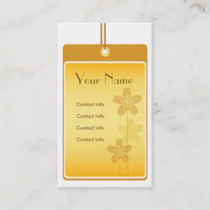 Goldene Visitenkarte