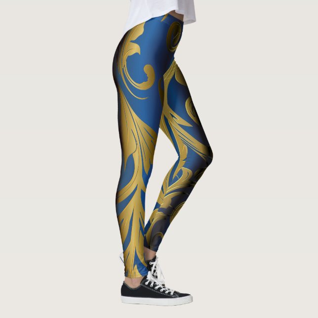 Goldene Vorhänge 1 Leggings (Rechts)