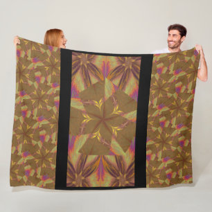 Goldene Waage - Wildblumen 3 Fleecedecke