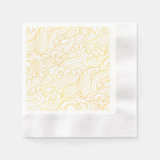 Goldene Waves Serviette