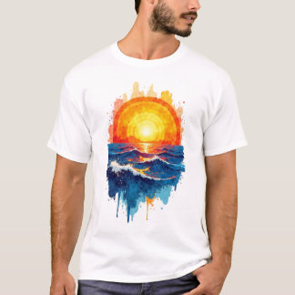 Goldene Waves T-Shirt