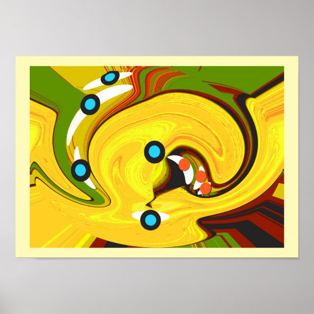 Goldene Wegerkunst Poster (Vorne)