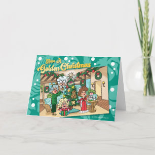 Goldene Weihnachten Karte