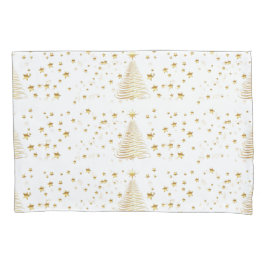 Goldene Weihnachten Kissenbezug