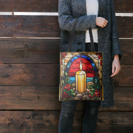 Goldene Weihnachtskerzen Imitate aus festem Glas