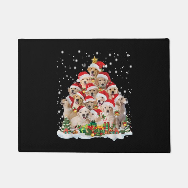 Goldene Weihnachtsprämie Fußmatte (Vorderseite)