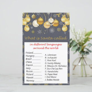 Goldene Weihnachtsspiele auf der ganzen Welt