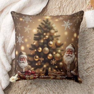 "Goldene Weihnachtswünsche" Kissen