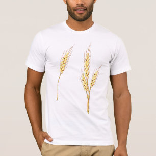 Goldene Weizenhalme Farm Ernte Getreide T-Shirt