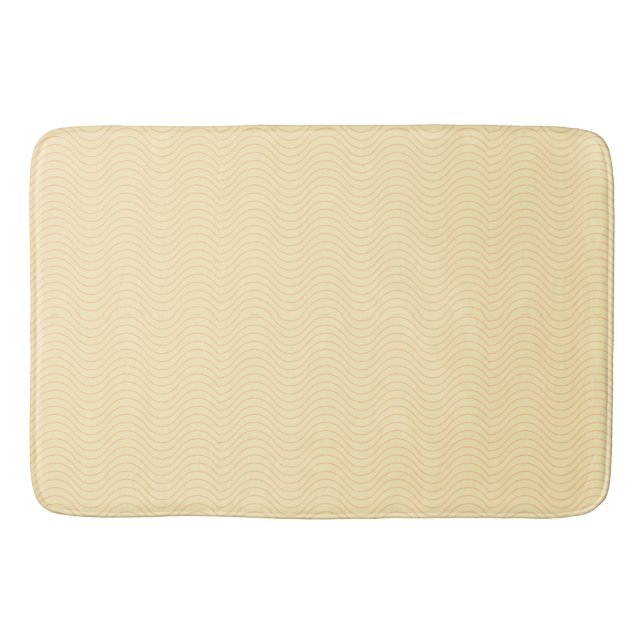 Goldene Wellen Badematte (Vorderseite)