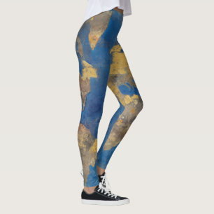 Goldene Welt Leggings