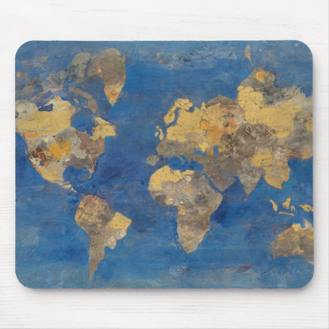 Goldene Welt Mousepad (Vorne)