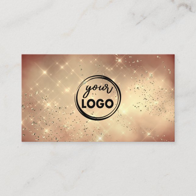 goldene Wolke Ihr Logo auf Marsala rot Visitenkarte (Vorderseite)
