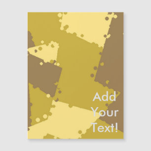 Goldene Wüste Camouflage Magnetkarte