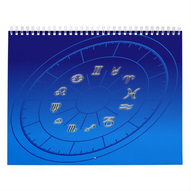 Goldene Zeichen des Tierkreises Kalender (Titelbild)