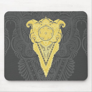 Goldene Zierflame Mousepad