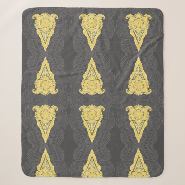 Goldene Zierflame Sherpadecke (Vorderseite)