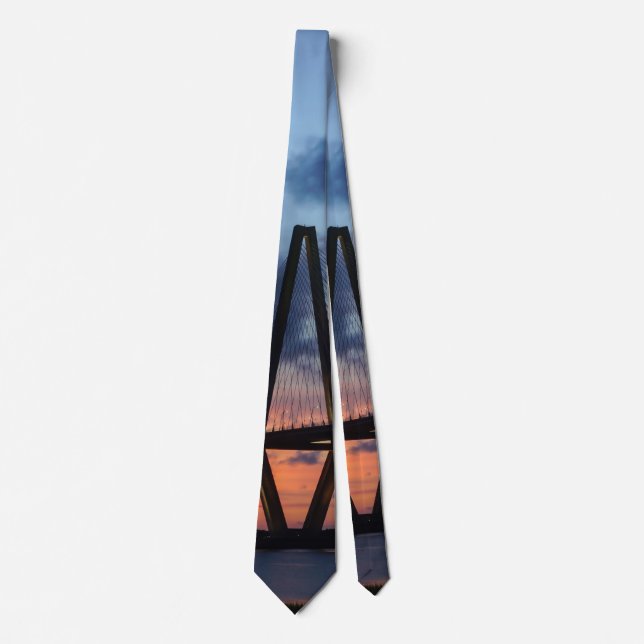 Goldener Abend im Arthur Ravenel Neck Tie Krawatte (Vorderseite)