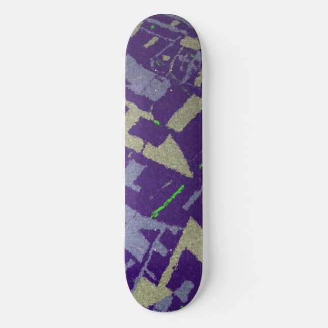 Goldener Abschnitt Lila Skateboard (Vorderseite)
