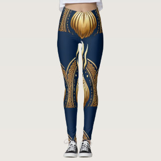 goldener abstrakter Vektor Leggings
