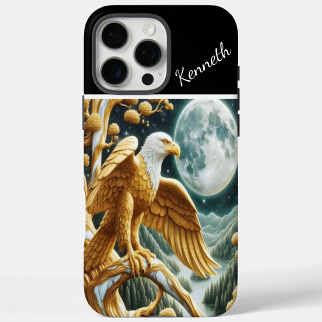 Goldener Adler Case-Mate iPhone Hülle (Rückseite)