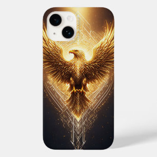 Goldener Adler Case-Mate iPhone 14 Hülle