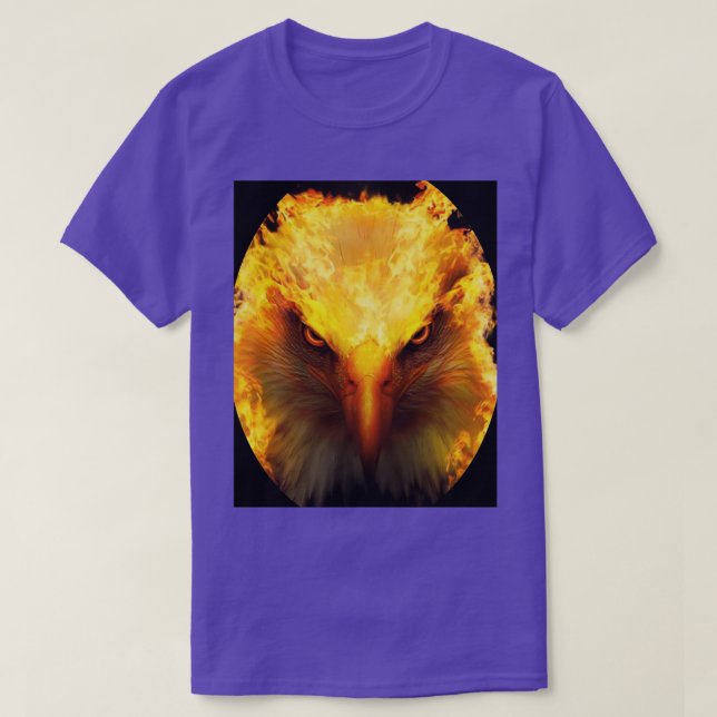Goldener Adler Graphic T-Shirt (Design vorne)