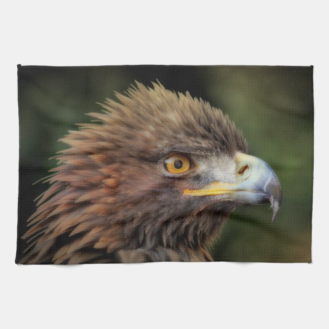 Goldener Adler Küchentuch (Horizontal)