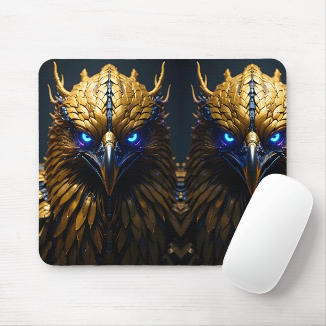 Goldener Adler Mousepad (Mit Mouse)
