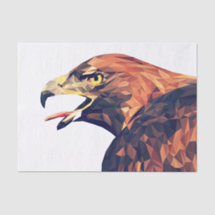Goldener Adler Seidenpapier