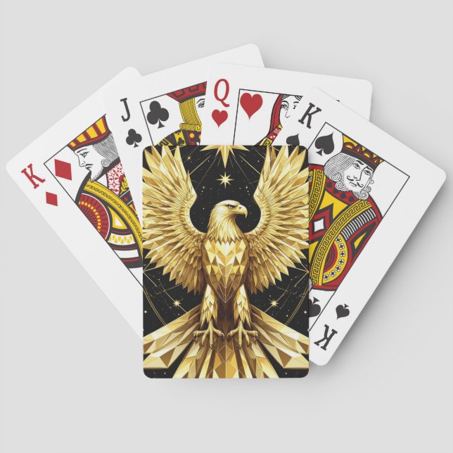 Goldener Adler Spielkarten (Rückseite)