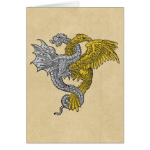 Goldener Adler und Silberdrache