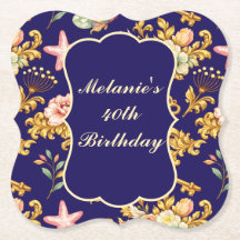 Goldener Akanthus zum 40. Geburtstag