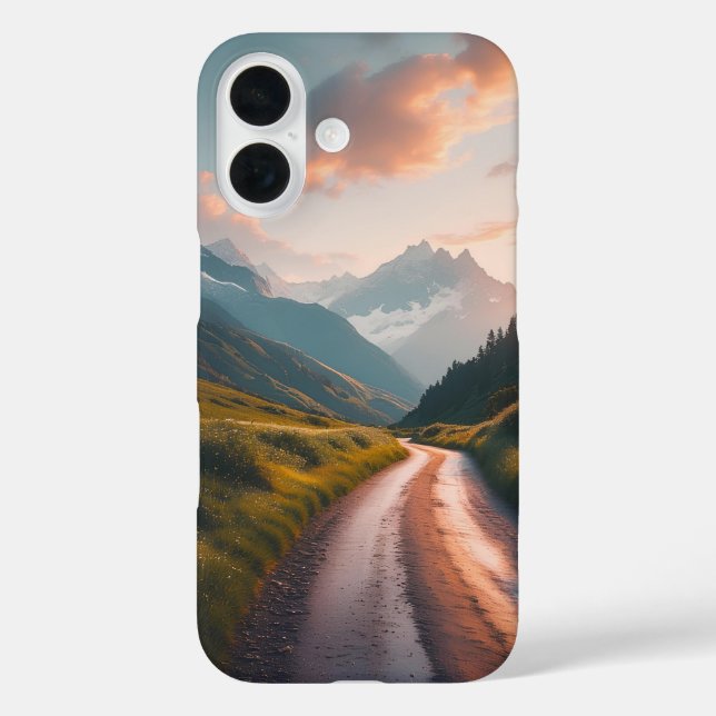 Goldener Alpenweg Case-Mate iPhone Hülle (Rückseite)