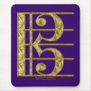 Goldener AltClef Mousepad