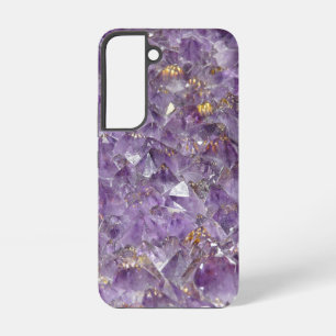 Goldener Amethyst-Schimmer Samsung Galaxy Hülle