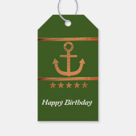 Goldener Anker, Symbole der Liebe, Personalisiert Geschenkanhänger