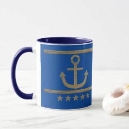 Goldener Anker, Symbole der Liebe . Tasse