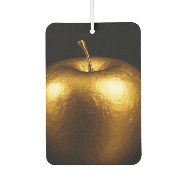 Goldener Apfel Autolufterfrischer (Vorderseite)