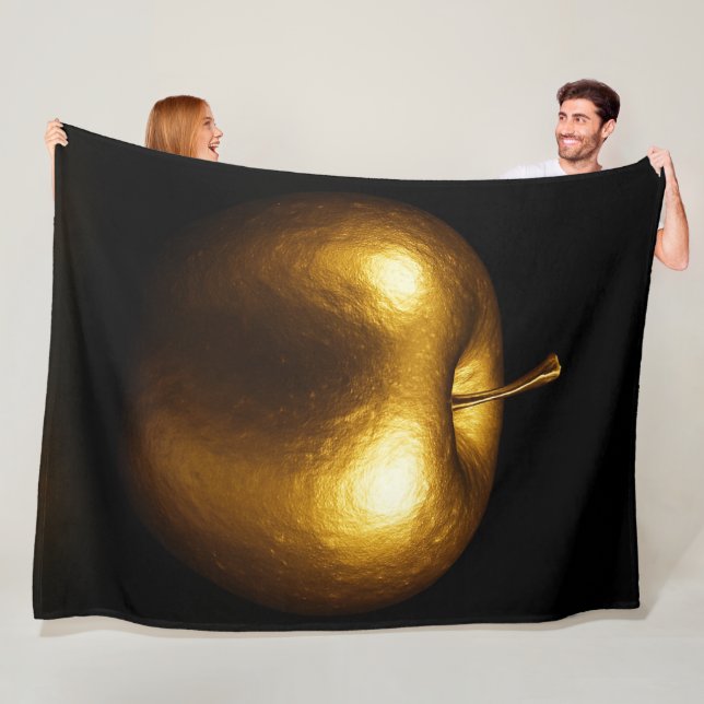 Goldener Apfel Fleecedecke (Beispiel)