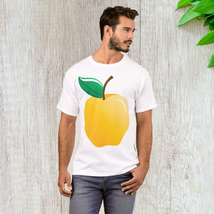 Goldener Apfel Helles Gelbes Obst T-Shirt