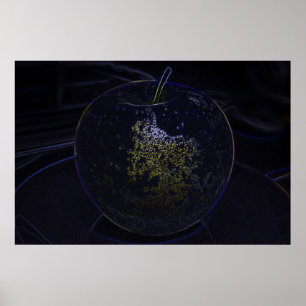 Goldener Apfel Poster