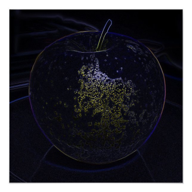 Goldener Apfel Poster (Vorderseite)