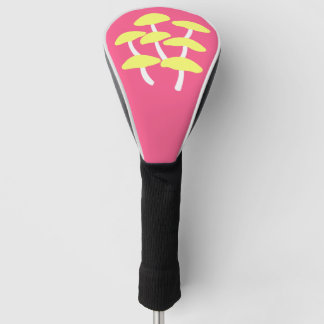 Goldener Austernpilz-Golf-Schlagholzabdeckung Golf Headcover