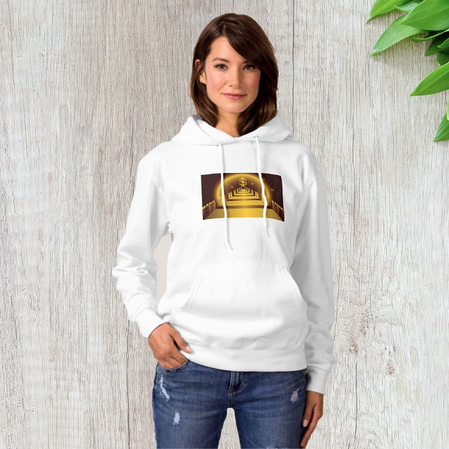 Goldener Bankkorridor lässt Dollarfinanzierung wac Hoodie (Von Creator hochgeladen)